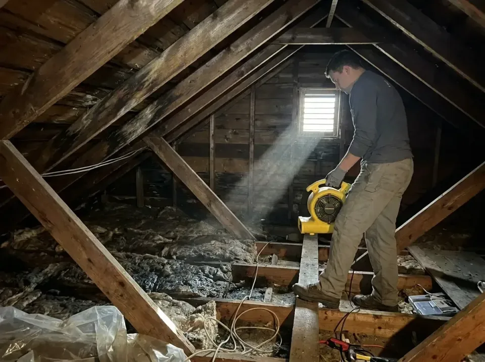attic-water-damage-drying-proc-007 — frequently asked questions, Emergency Water Extraction & 24/7 Flood Response in Kerners…